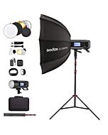 GODOX AD400Pro Portable Studio Softbox Lighting Kit 400Ws